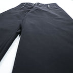 US NAVY 90年代 米軍 ヴィンテージ ミリタリー セーラーパンツ L ブラック ギャバジン ワイド 13ボタン OMEGA APPAREL 8405-01-076-6032