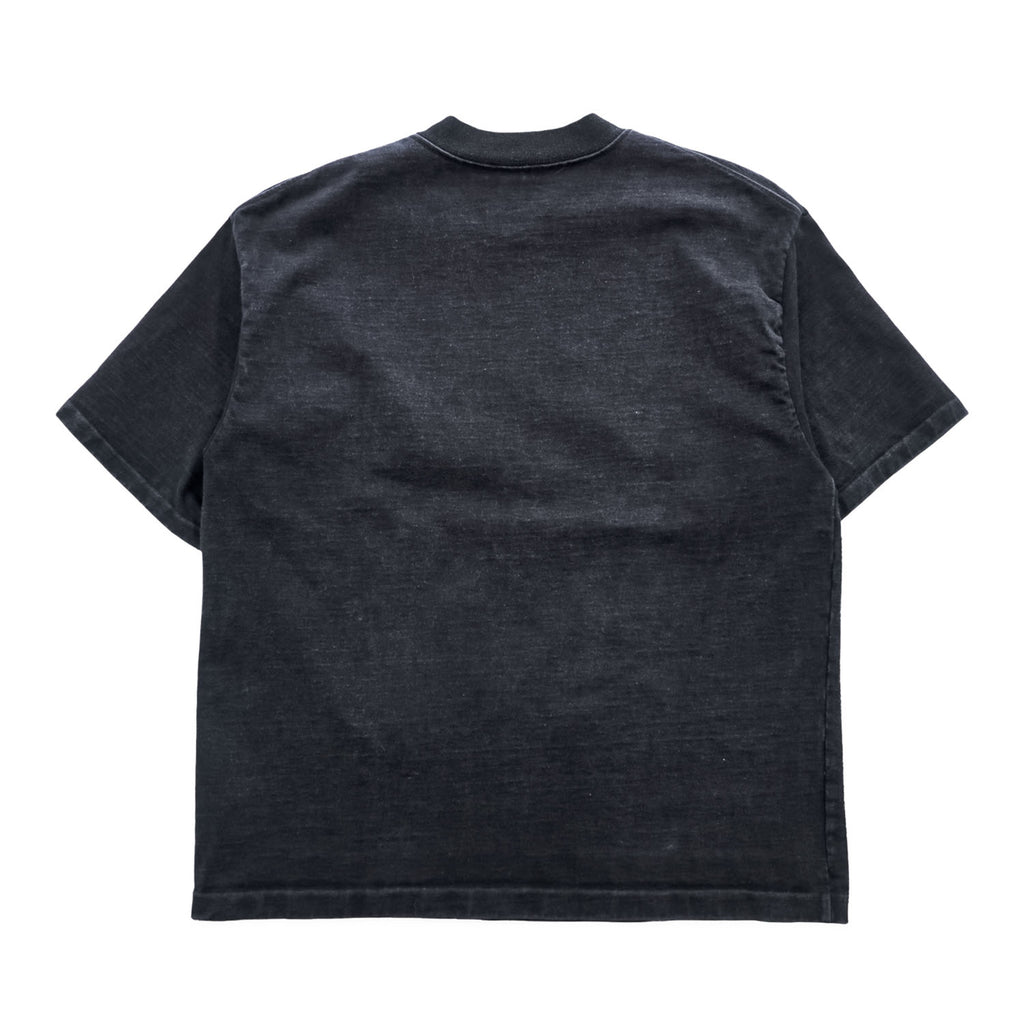 AURALEE 日本製 スタンドアップ Tシャツ L ブラック STAND UP TEE A20ST01SU