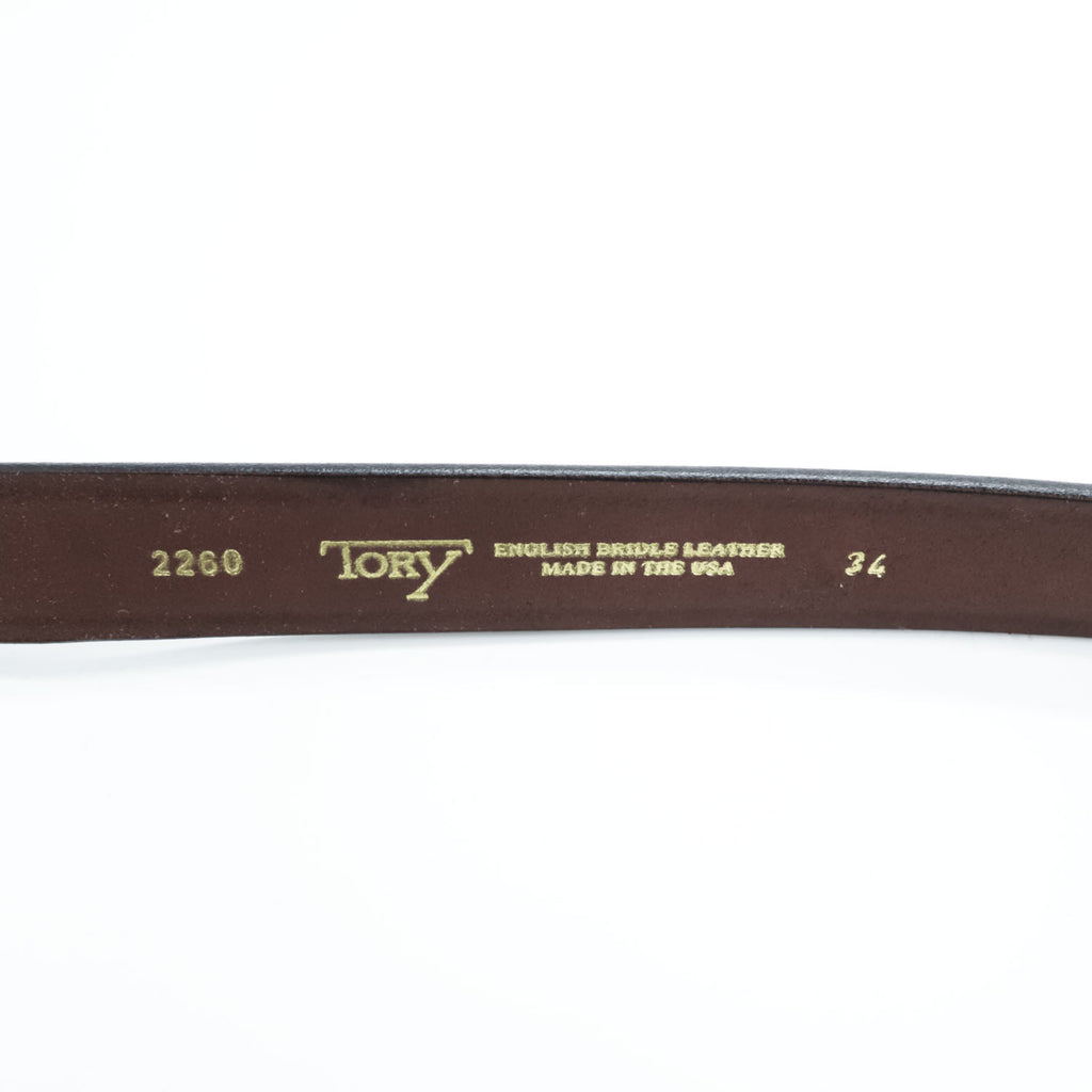 TORY LEATHER レザー フーフピック ベルト 34インチ ブラウン HOOF PICK BELT 真鍮 フック 2260 USA製