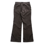 Needles 日本製 ブーツカット スラックス パンツ BOOT-CUT JEAN フレア S ブラウン POLY TWILL DI110 未使用品