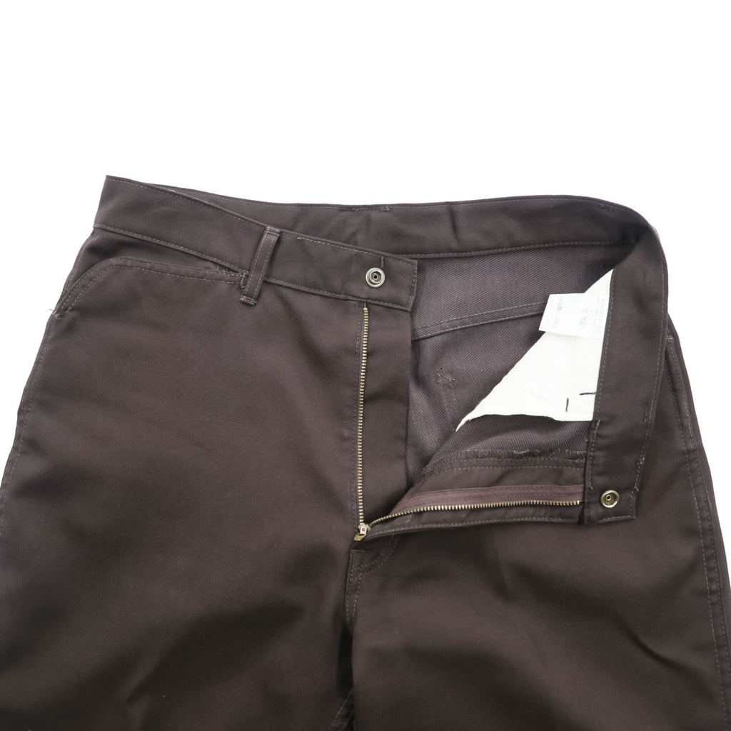 Needles 日本製 ブーツカット スラックス パンツ BOOT-CUT JEAN フレア S ブラウン POLY TWILL DI110 未使用品
