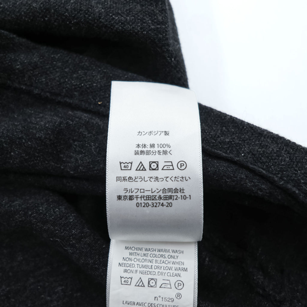 Polo Ralph Lauren ポロシャツ L グレー スモールポニー ロゴ 刺繍 CUSTOM SLIM FIT