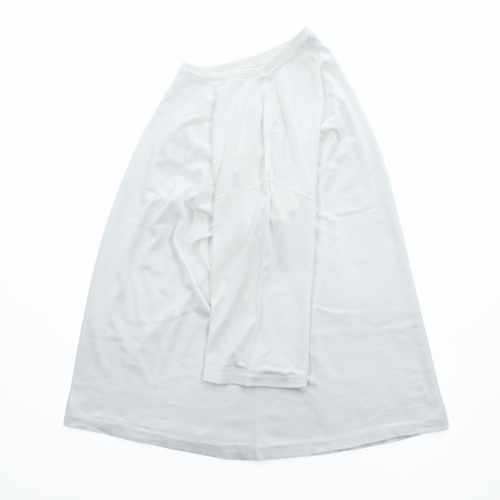 AURALEE 日本製 シームレス 五分袖 Tシャツ SEAMLESS CREW NECK HALF SLEEVE TEE 4 ホワイト A7ST03ST
