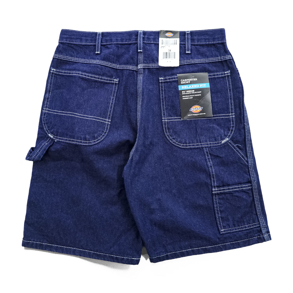 Dickies デニム ペインターショーツ ショートパンツ ハーフパンツ W34 インディゴ ブルー CARPENTER SHORT RELAXED FIT 3994RNB 未使用品