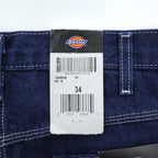 Dickies デニム ペインターショーツ ショートパンツ ハーフパンツ W34 インディゴ ブルー CARPENTER SHORT RELAXED FIT 3994RNB 未使用品