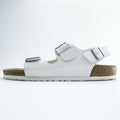 BIRKENSTOCK ミラノ MILANO バックストラップ サンダル 28cm ホワイト コルクフットベッド ドイツ製