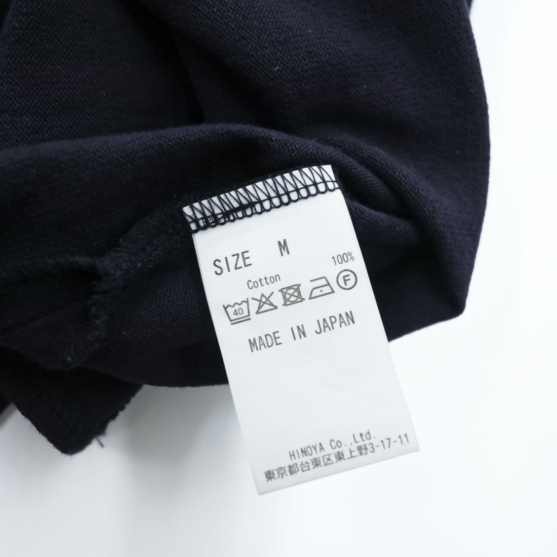 BURGUS PLUS 日本製 ショールカラー ポロシャツ M ネイビー Shawl Collar Polo Shirt ヘチマ襟 アンカーボタン マリン HINOYA HBP-011