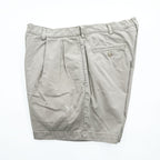 Polo Ralph Lauren 90年代 ヴィンテージ プリーツショーツ ANDREW SHORT ポロチノ ショートパンツ ハーフパンツ L ベージュ 2タック