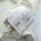 J.S HOMESTEAD ( JOURNAL STANDARD ) 日本製 ヘンリーネック ルーズシルエット ネップ Tシャツ M ホワイト UNION MADE 21-071-470-1570-2-0