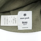 snow peak 日本製 ニットキャップ ビーニー BRING Material カーキ HOME CAMP AC-20SU501