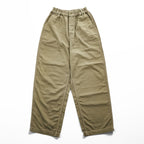 HARVESTY 日本製 ワイド イージーパンツ M ベージュ LOOSE TROUSERS SERGE ルーズトラウザー サージ A12013-1