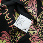 SUN SURF 日本製 アロハシャツ 半袖 オープンカラーシャツ XL ブラック 総柄 THE PINEAPPLE ISLAND 1940's KIHIKIHI SPORTSWEAR 開襟 SS39015