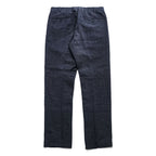 JEREM BLACK COLLECTION リネン スラックス サマー スーツ ドレスパンツ M ダークネイビー 麻 インディゴ
