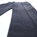 JEREM BLACK COLLECTION リネン スラックス サマー スーツ ドレスパンツ M ダークネイビー 麻 インディゴ