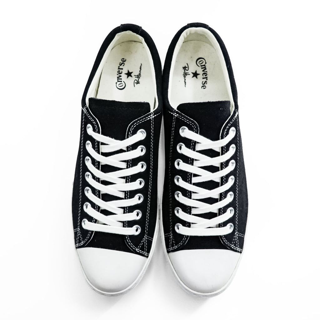 CONVERSE × Ron Herman オールスター ALL STAR COUPE SUEDE OX スニーカー 28cm ブラック ホワイト スエード レザー 31302770