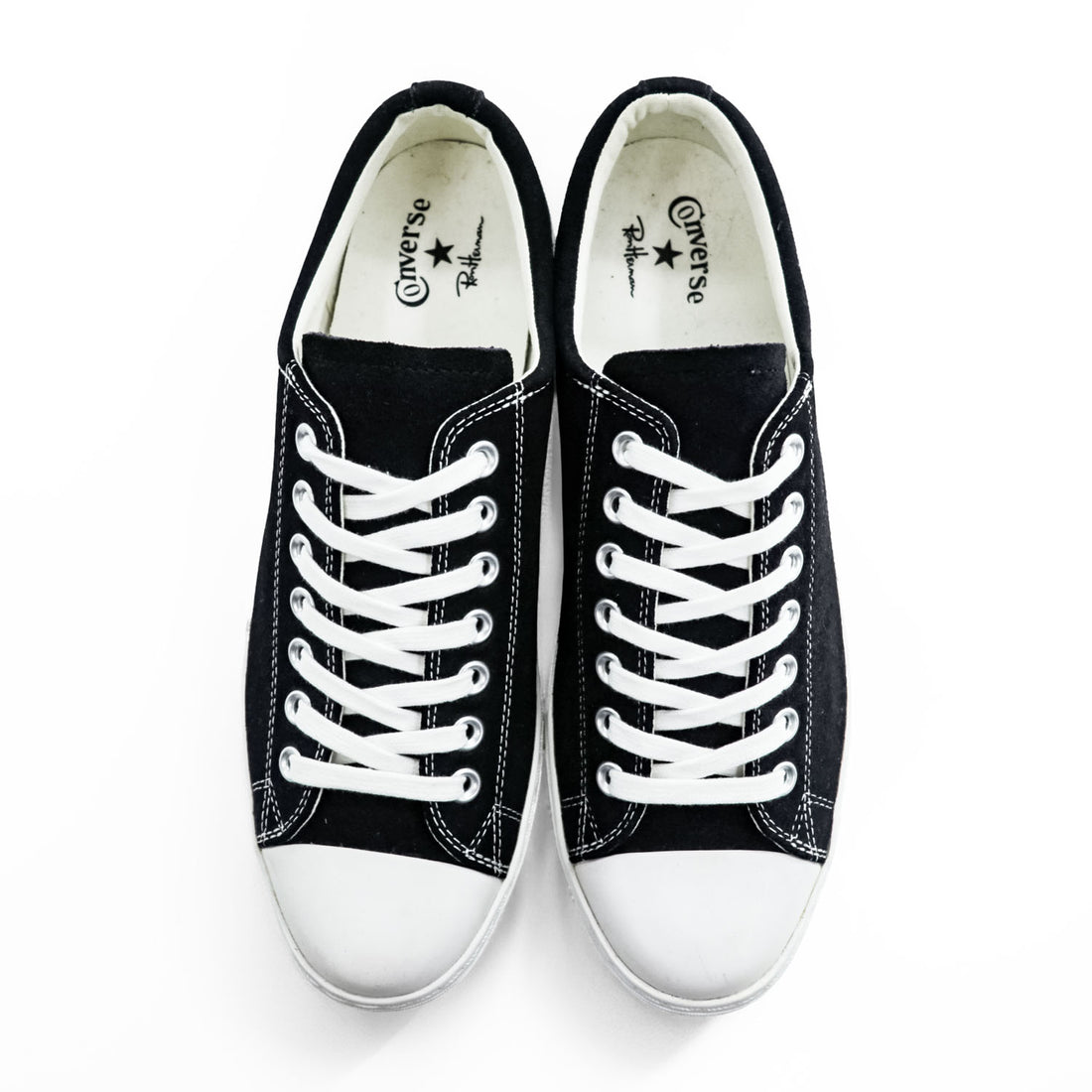 CONVERSE × Ron Herman オールスター ALL STAR COUPE SUEDE OX スニーカー 28cm ブラック ホワイト スエード レザー 31302770