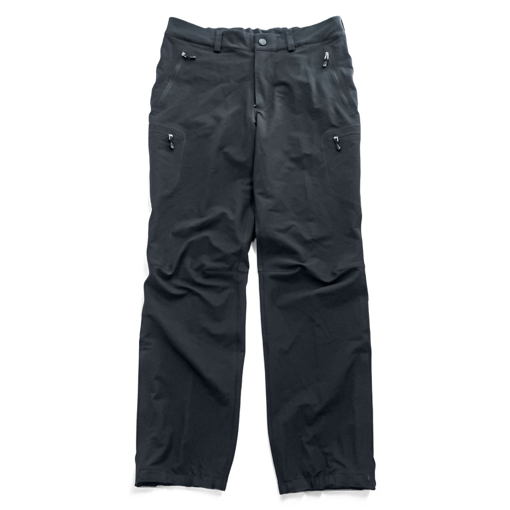 Patagonia アルパインガイドパンツ Alpine Guide Pants シェル アウトドア パンツ L ブラック ストレッチ ポーラテック パワーシールド 裾ジップ 83700