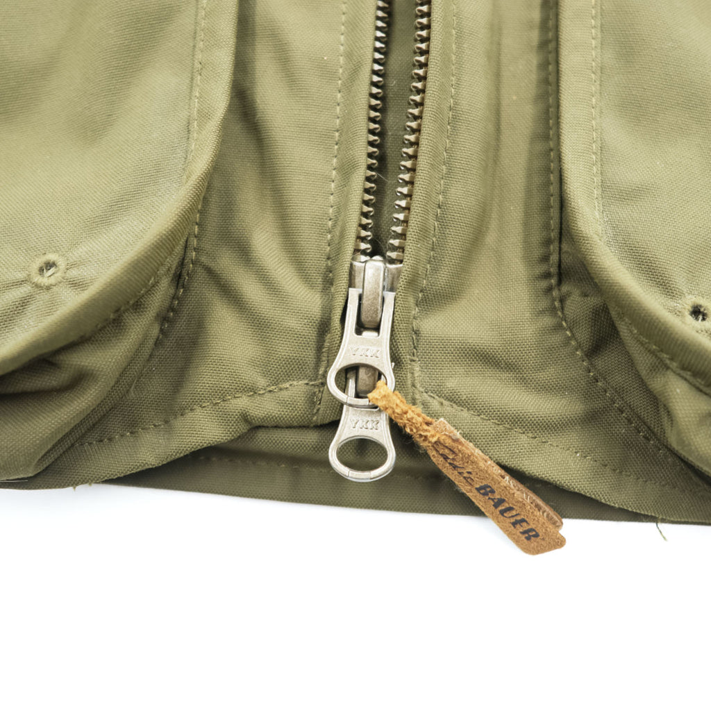 Eddie Bauer マウンテンパーカー レインジャケット L グリーン 防水 ドローコード フード着脱式 ダブルジップ WEATHER EDGE 102