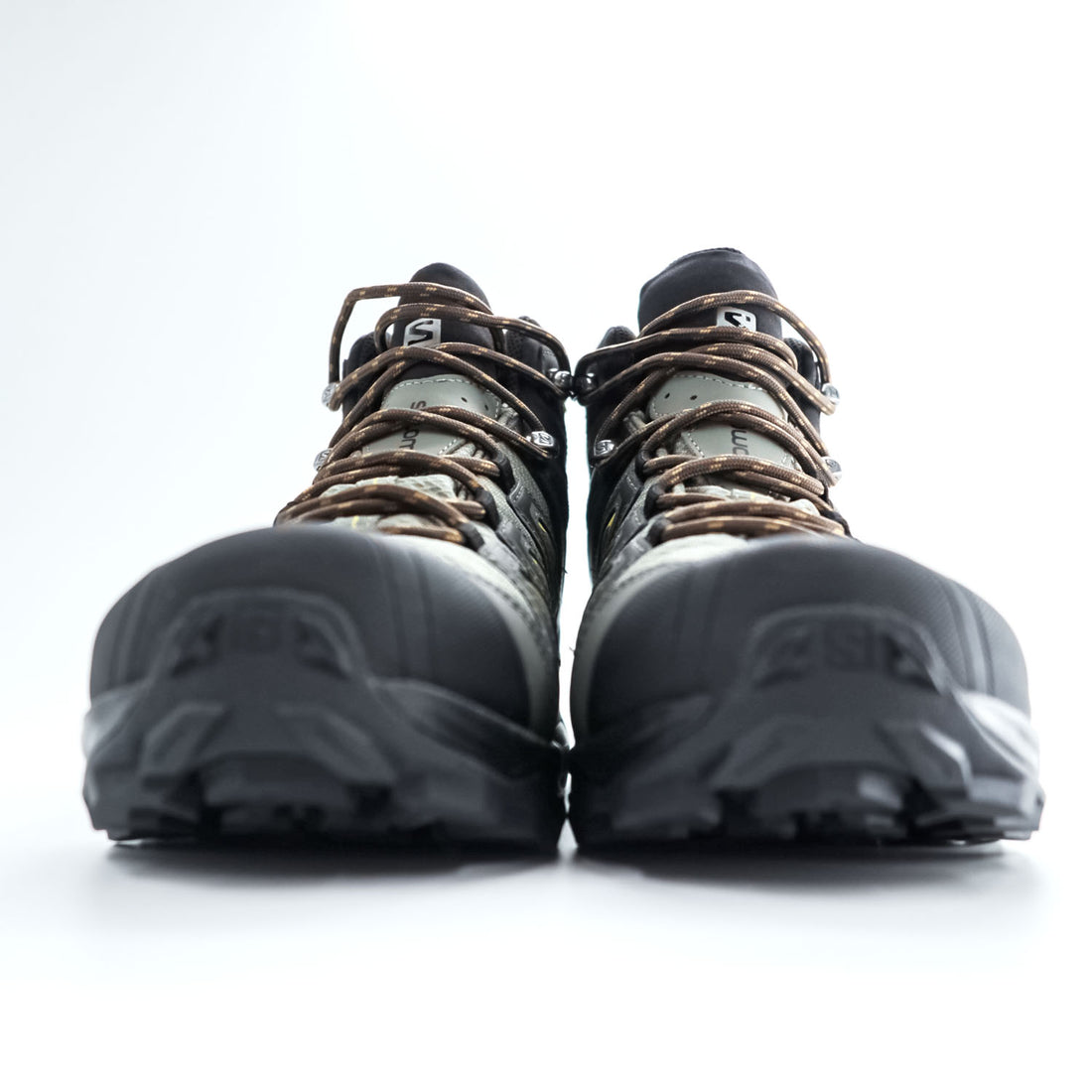 SALOMON トレッキングシューズ ハイキングブーツ X ULTRA 3 WIDE MID GTX 27cm ブラック GORE-TEX ゴアテックス 防水 Orthlite 145464