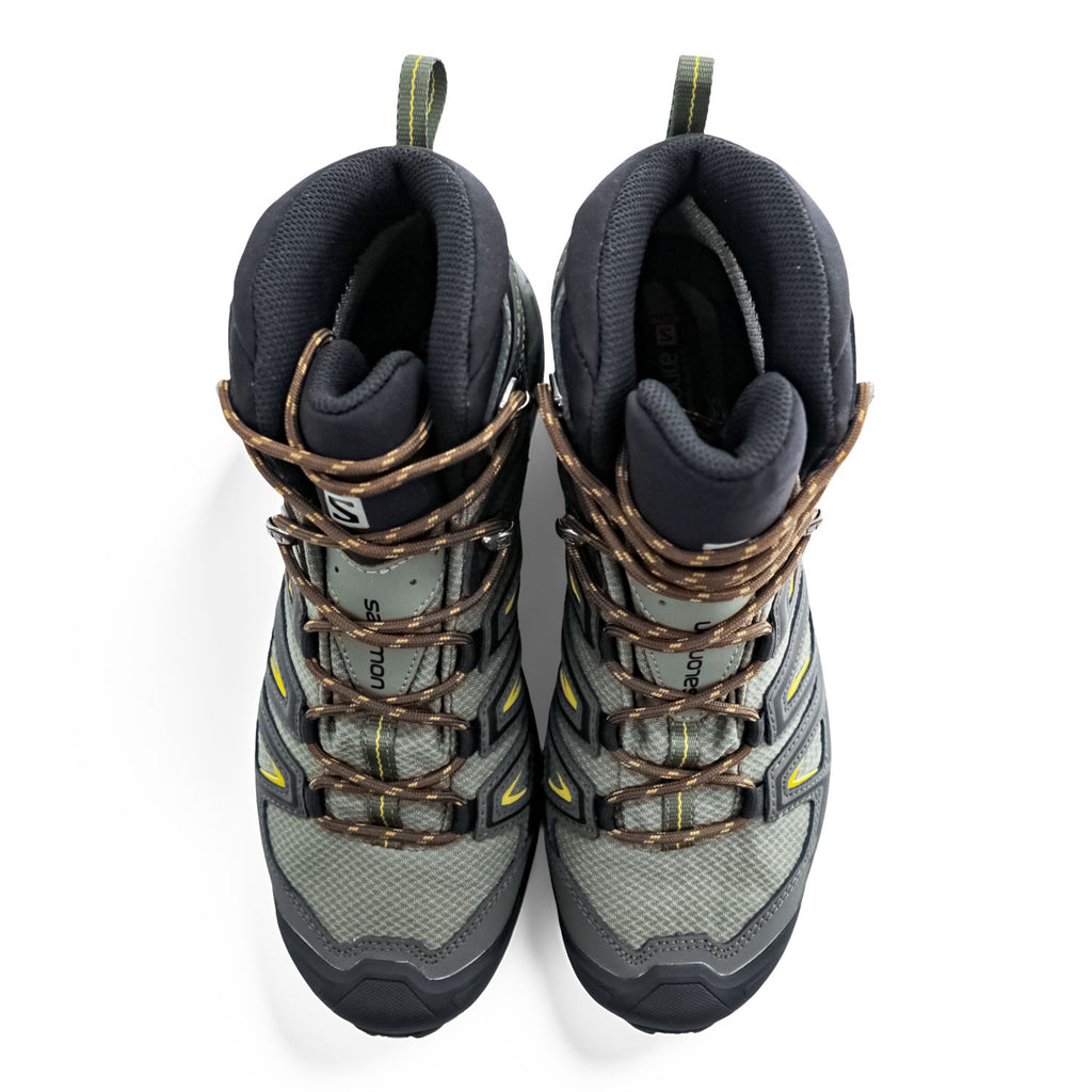 SALOMON トレッキングシューズ ハイキングブーツ X ULTRA 3 WIDE MID GTX 27cm ブラック GORE-TEX ゴアテックス 防水 Orthlite 145464