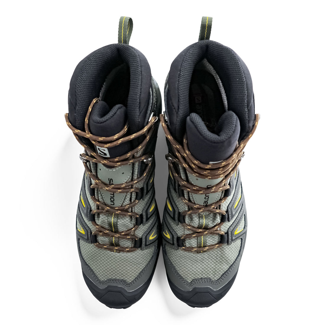 SALOMON トレッキングシューズ ハイキングブーツ X ULTRA 3 WIDE MID GTX 27cm ブラック GORE-TEX ゴアテックス 防水 Orthlite 145464