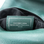 ED ROBERT JUDSON ロールトップ クラッチバッグ PARCEL シュリンクレザー ポーチ グリーン