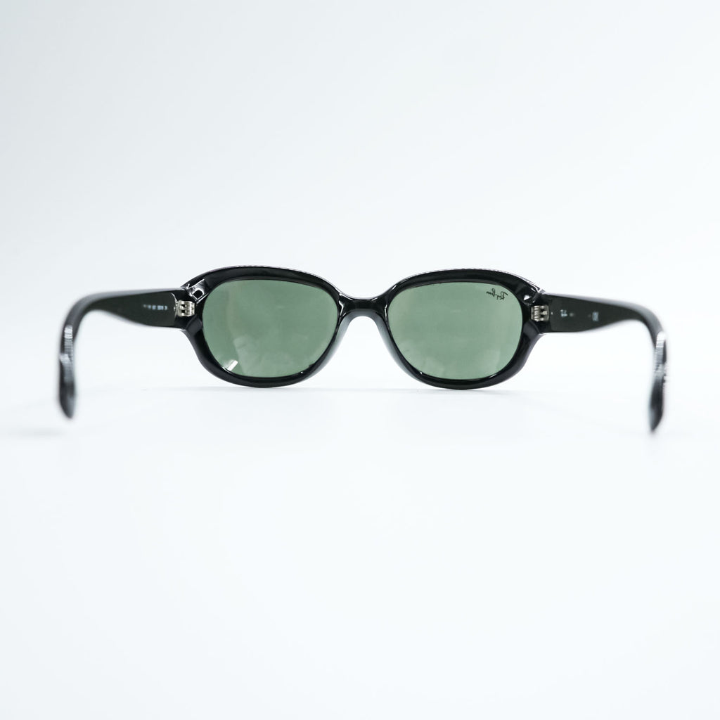 Ray-Ban サングラス バタフライ ブラック HAVANA オーバル RB4198 廃番 601 55_18 3N