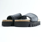 Hender Scheme キャタピラー caterpillar スライド サンダル 26cm ブラック レザー 厚底 コルクフットベッド