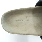 Hender Scheme キャタピラー caterpillar スライド サンダル 26cm ブラック レザー 厚底 コルクフットベッド