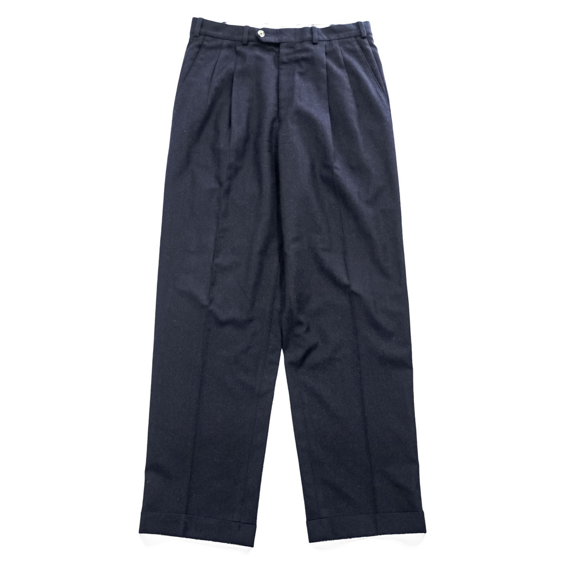 VINTAGE 90年代 USA製 ヴィンテージ カシミヤ スラックス パンツ JB Britches タック プリーツ ダブルカフス Botto Giuseppe NORDSTROM
