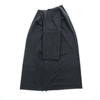 HaaT ISSEY MIYAKE ORJ サイドジップ 半袖 ワンピース M ブラック ストレッチ HA85JT297 日本製