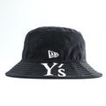 Y's (Yohji Yamamoto) × NEW ERA バケットハット M/L ブラック コットン YE-H12-092