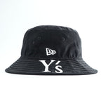 Y's (Yohji Yamamoto) × NEW ERA バケットハット M/L ブラック コットン YE-H12-092