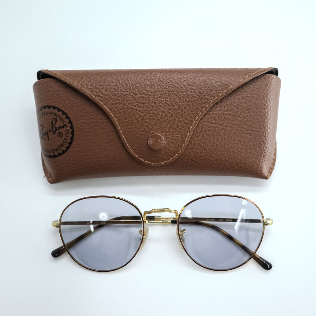 Ray-Ban サングラス ラウンド ボストン ROUND METAL ゴールド ベッコウ カラーレンズ 3582V 2945 51_20 140