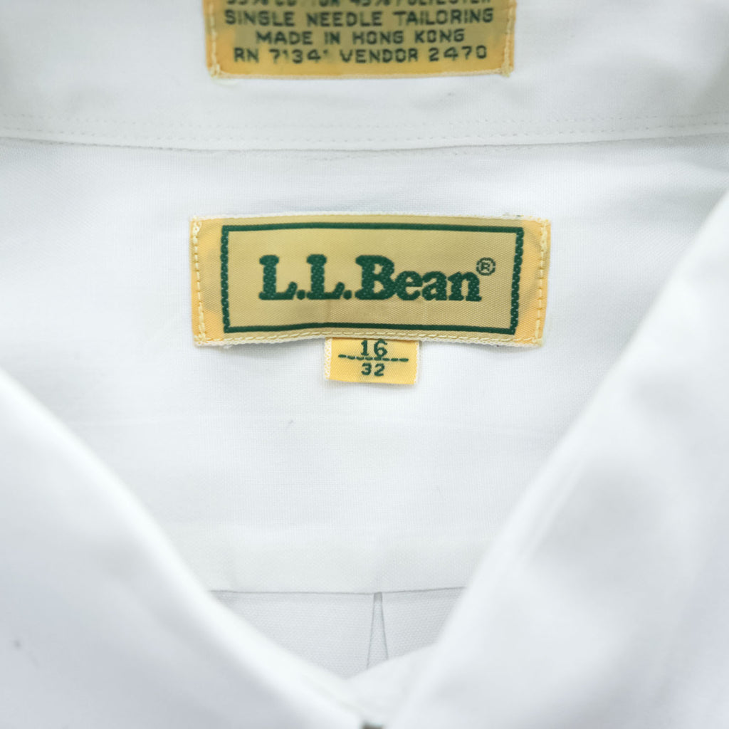 L.L.Bean 90年代 ヴィンテージ 長袖 シャツ L ホワイト ボタンダウン