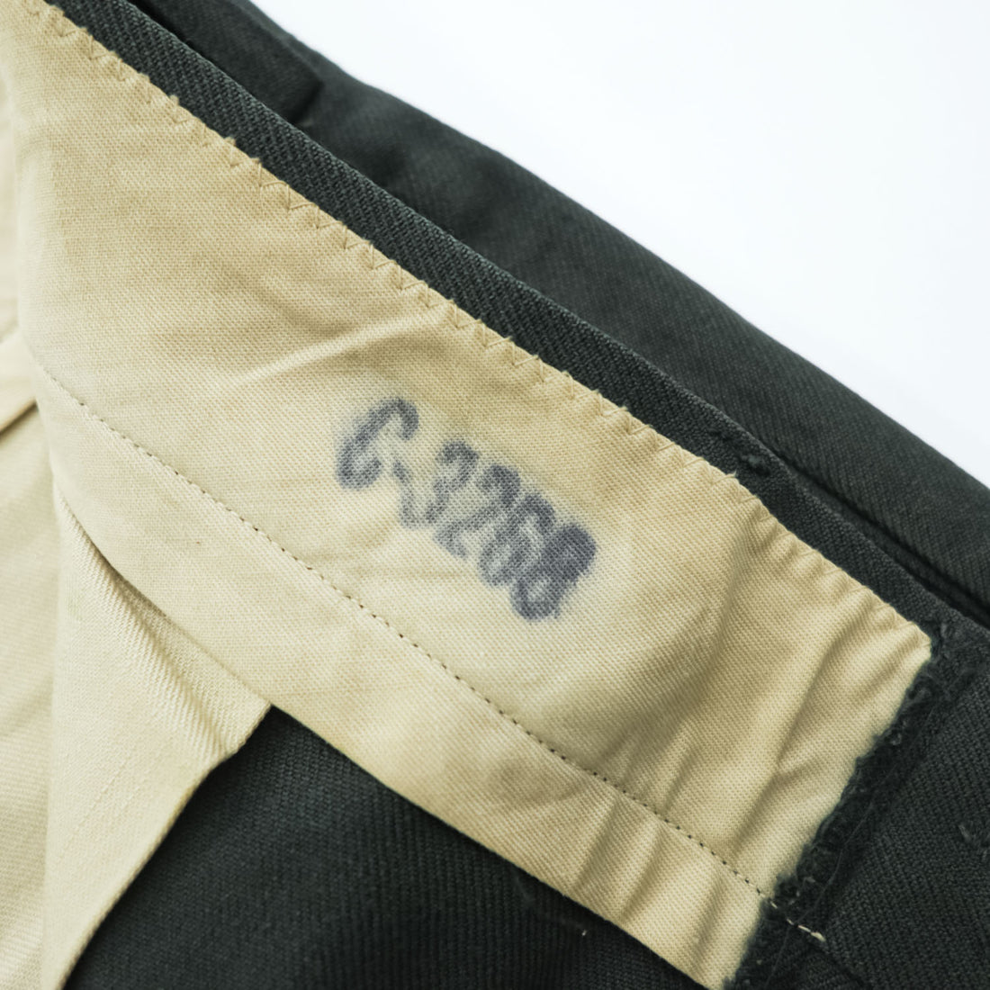 US ARMY 50年代 米軍 ヴィンテージ オフィサーパンツ トラウザーズ スラックス パンツ L サイドライン 側章 CONMARジップ C-3268 8405-286-5209 ミリタリー