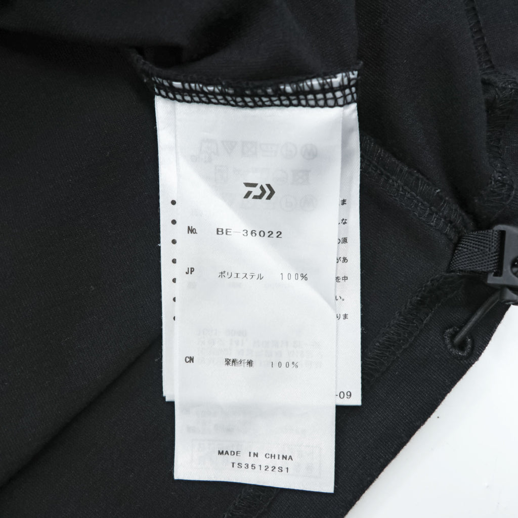 DAIWA PIER39 Tシャツ TECH DRAWSTRING TEE M ブラック ドローコード BE-36022 未使用品
