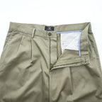 DOCKERS ( Levi's )  2タック ワイド チノパンツ L ベージュ プリーツ SIGNATURE KHAKI CLASSIC FIT
