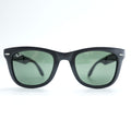 Ray-Ban Italian-made sunglasses, black, folding Wayfarer style, RB4105 601-S 50_22 3N