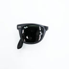 Ray-Ban Italian-made sunglasses, black, folding Wayfarer style, RB4105 601-S 50_22 3N