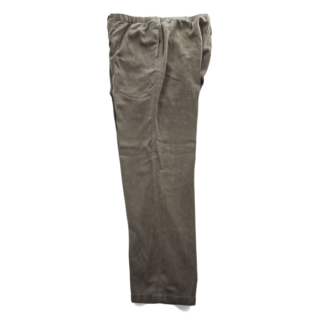 NAUTICA シルク リネン イージーパンツ 麻 スラックス パンツ L ブラウン EXPLORER LOOSE FIT