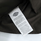 Dickies 長袖 ワークシャツ L ブラウン ボックスシルエット 胸ポケット 574DB