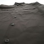 Dickies 長袖 ワークシャツ L ブラウン ボックスシルエット 胸ポケット 574DB