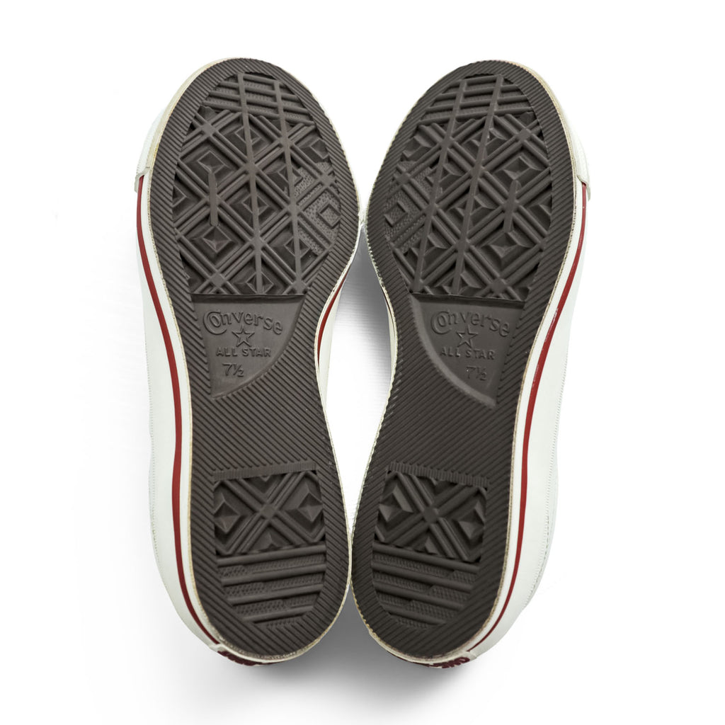 CONVERSE ワンスター レザー ONE STAR OX スニーカー 26cm ホワイト レッド 1C1257
