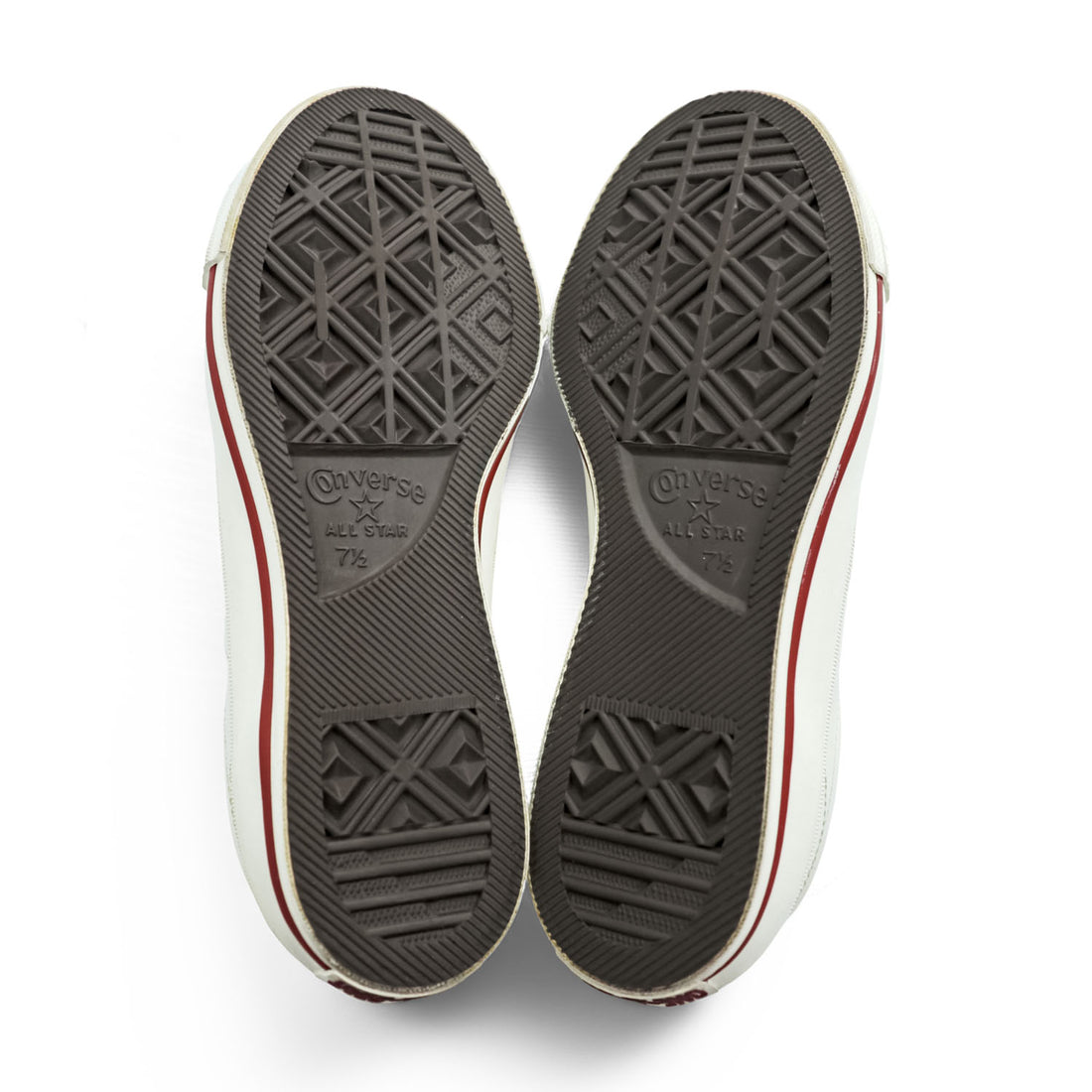 CONVERSE ワンスター レザー ONE STAR OX スニーカー 26cm ホワイト レッド 1C1257