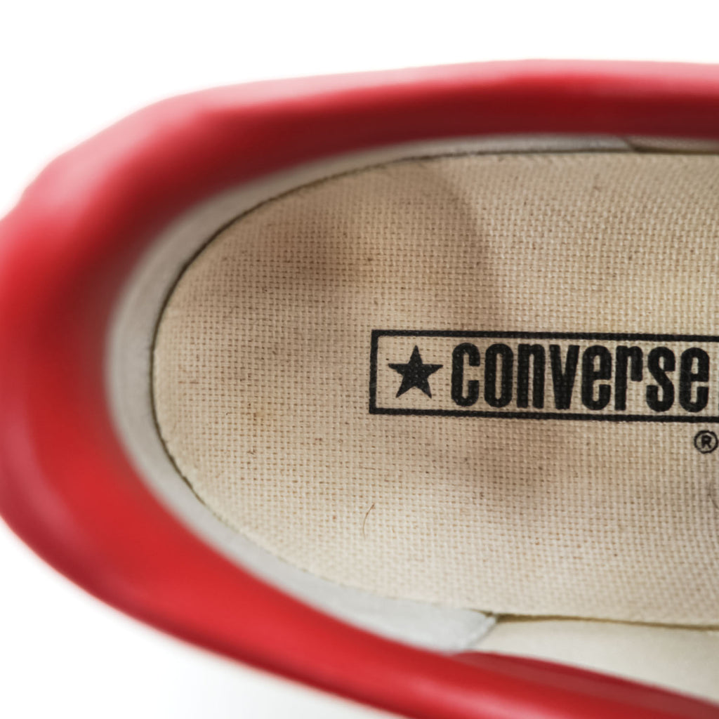 CONVERSE ワンスター レザー ONE STAR OX スニーカー 26cm ホワイト レッド 1C1257