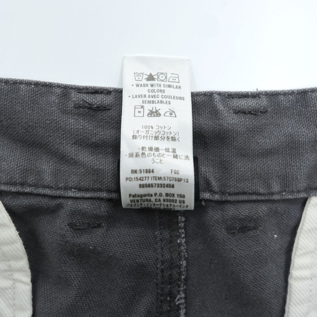 Patagonia Short Pants, Size L, Gray Canvas/Duck Fabric, 57076