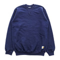Carhartt K124 NVY Midweight Crewneck Sweatshirt Navy Blue Logo Patch Men’s S