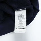 Carhartt K124 NVY Midweight Crewneck Sweatshirt Navy Blue Logo Patch Men’s S