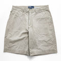 Polo Ralph Lauren 90年代 ヴィンテージ ショートパンツ ハーフパンツ M ベージュ PROSPECT SHORT ポロチノ